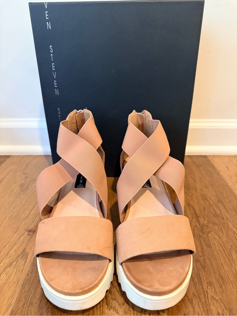 Steven by Steve Madden Kali Crisscross Platform Sandals
